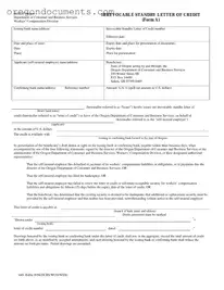 Free 440 3640A Oregon PDF Template