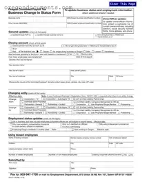 Free Bin Oregon PDF Template