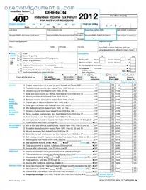 Free Oregon 40P PDF Template